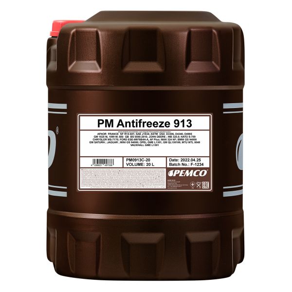 20 Liter PEMCO Antifreeze 913 Konzentrat