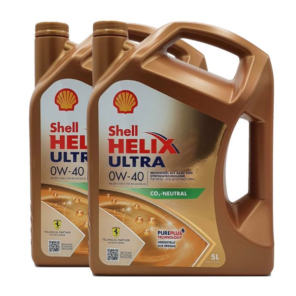 SHELL Helix Ultra 0W-40 Motoröl