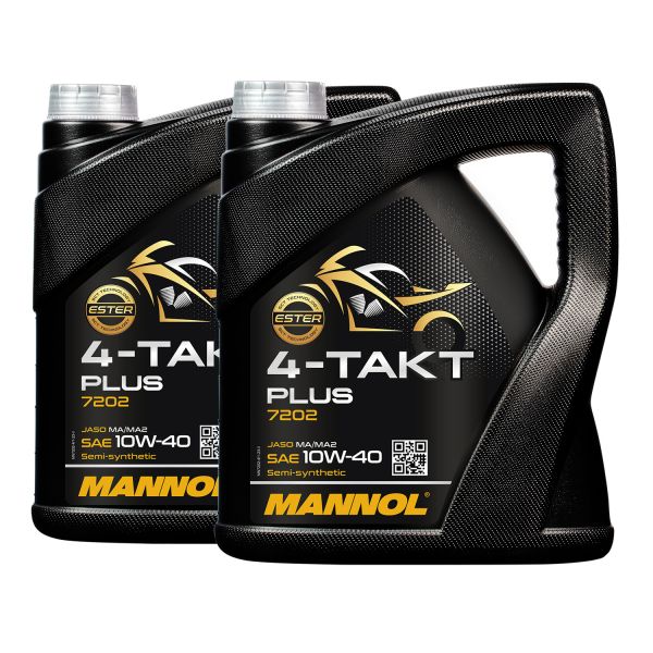 MANNOL 4-Takt Plus - synthetisches Motorradöl