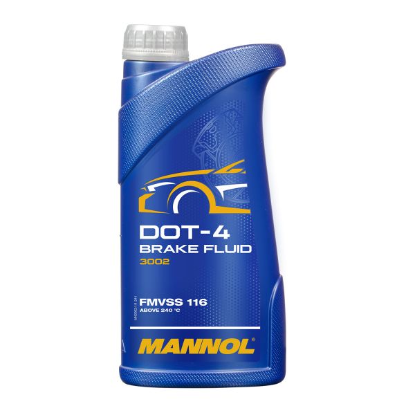 MANNOL Brake Fluid DOT-4 Bremsflüssigkeit SAE J 1703/ ISO 4925