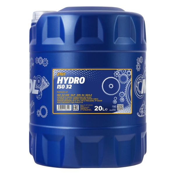 MANNOL Hydro ISO 32 HLP 32 Hydrauliköl, 20 Liter