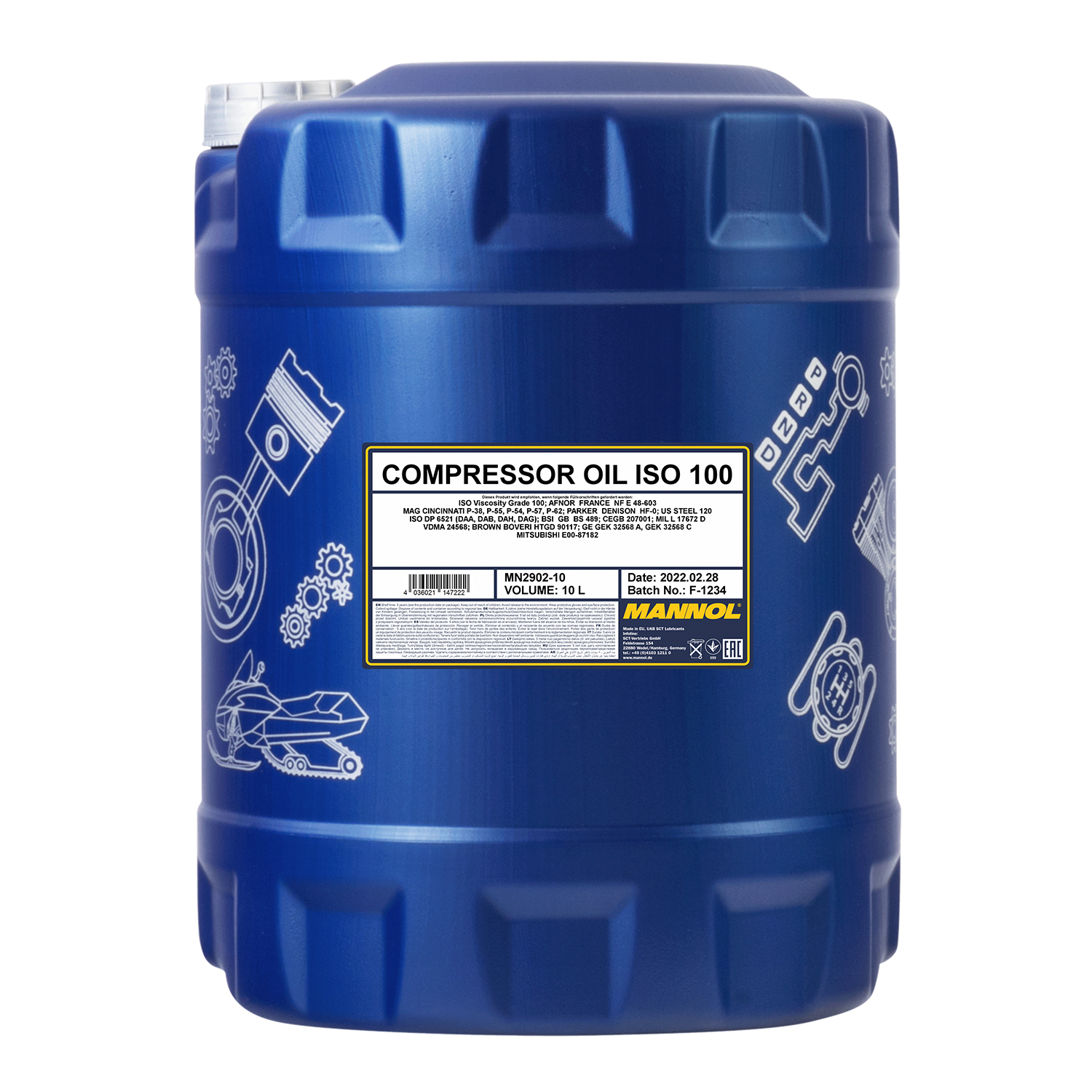 MANNOL Compressor Oil ISO 100 / VDL 100, Kompressorenöl, Sonstige  Schmierstoffe, Schmierstoffe