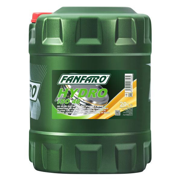 20 Liter FANFARO Hydro ISO 46 / HLP 46 Hydrauliköl